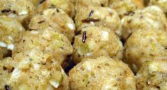 Stuffing  hot and tasty
    
       Hot sage and onion stuffing that tastes fantastic and compliments the succulent hog roast. They are even suitable for vegetarians!
