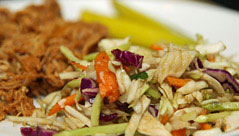 Crunchy ColeslawAdds to the flavours    A great tasty side dish suitable for vegetarians. Also a great side with our BBQs.